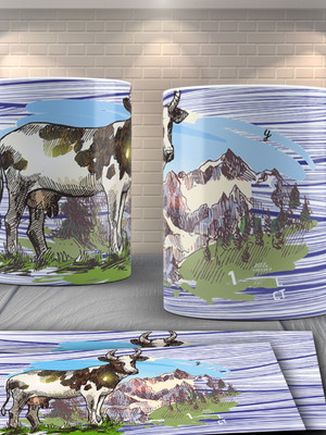 Caneca vaquinha