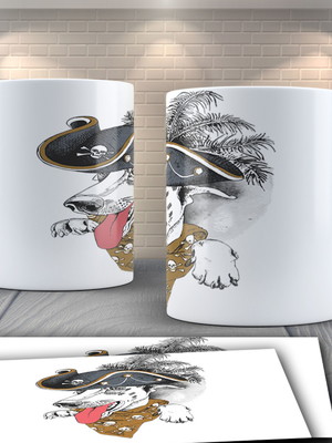 Caneca cachorro pirata