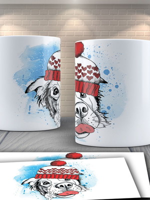 Caneca cachorro com agasalho