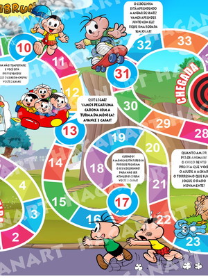 35 jogos de tabuleiro turma da monica