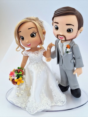 Topo de bolo casamento
