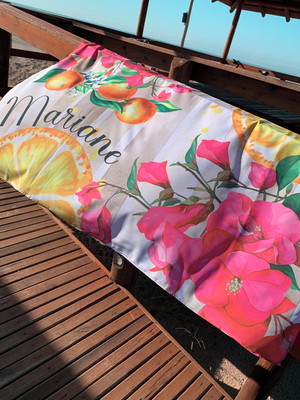 Canga pareô max personalizada - frutaré