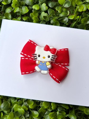 Laço vermelho hello kitty