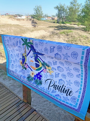 Canga pareô max personalizada - grande rio