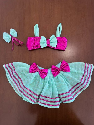 Fantasia infantil cropped + saia