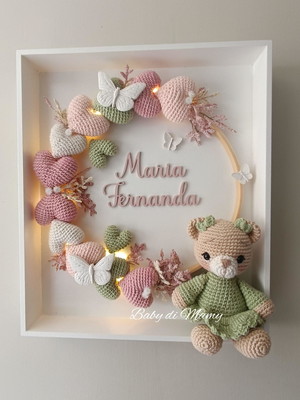 Quadro jardim ursinha