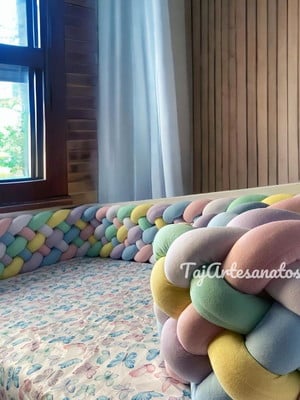 Protetor tranca 6pontas cama solteiro montessoriana