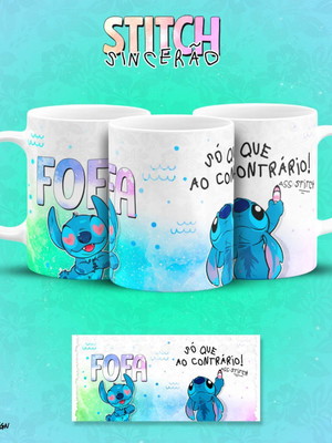 Caneca stitch fofa