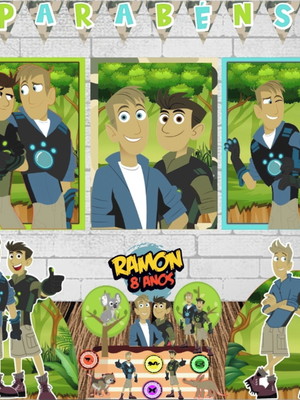 Kit só um bolinho os irmãos kratts