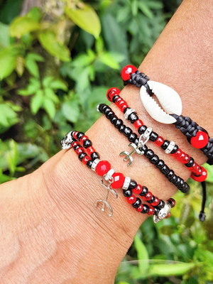 Kit com 4 pulseiras de pombo gira