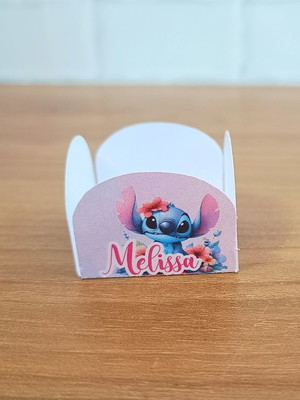 Forminha personalizada para doces stich lilás