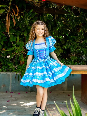 Vestido junino camponesa