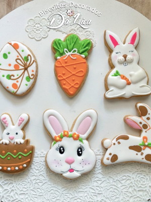 *biscoitos decorados pascoa a partir de 12 unidades