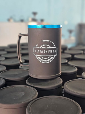 Canecas de chopp acrílico 500ml com borda - formatura