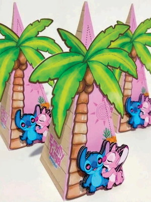 Caixa cone lilo e stitch