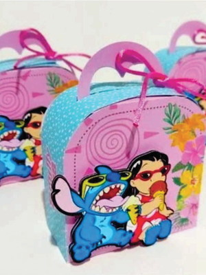 Caixa maleta lilo e stitch