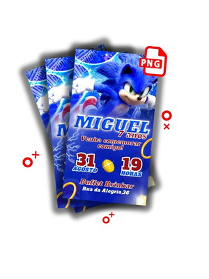 Convite sonic digital