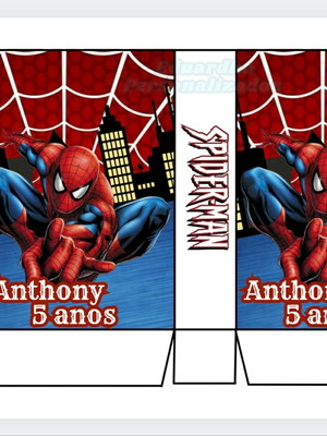 Arquivo digital sacolinha homem aranha