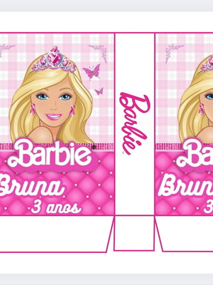 Arquivo digital sacolinha barbie
