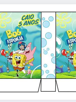 Arquivo digital sacolinha bob esponja