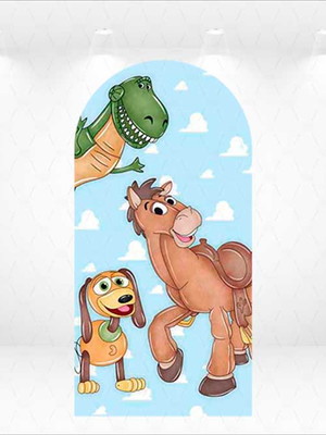 Painel retangular ou romano vestfácil toy story - 1mx2m