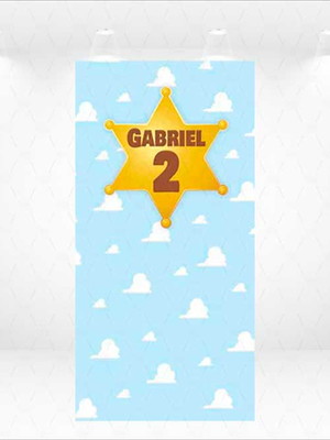Painel retangular ou romano vestfácil toy story - 1mx2m