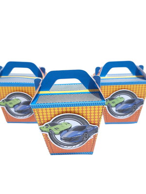 Caixa sushi com alça 3d hot wheels