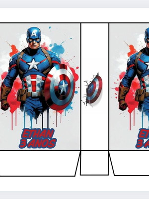 Arquivo digital sacolinha capitão américa