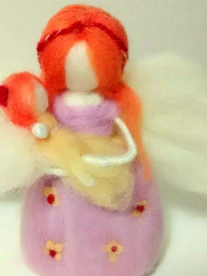 Fada mãe com bebê