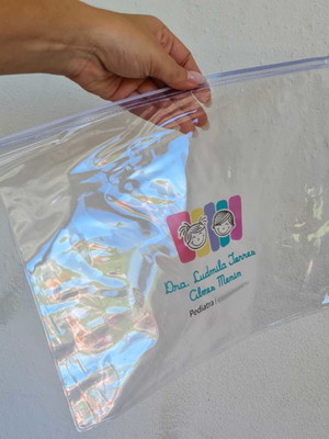 200 pastas zip zap pvc cristal 36x26cm