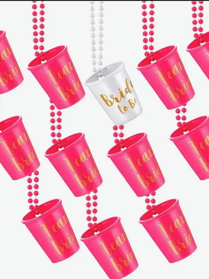 Kit 10 shot despedida de solteira bride to be teambride