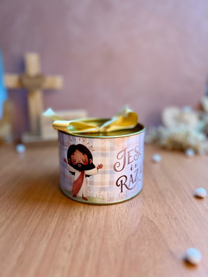 Rótulo para tubolata tema páscoa cristã