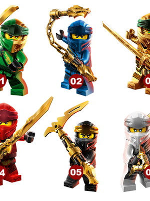 Display de mesa ninjago 20cm 8 unidades