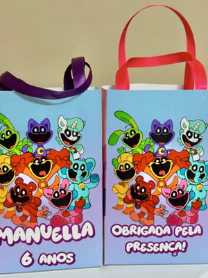 Sacolinha surpresa smiling critters- lembrancinhas