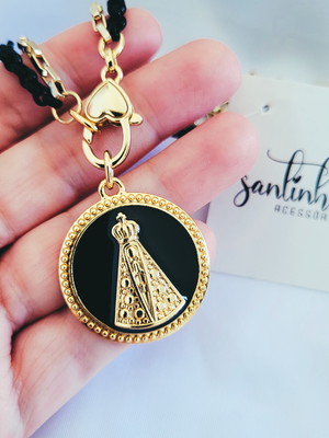 Colar nossa senhora - dourado