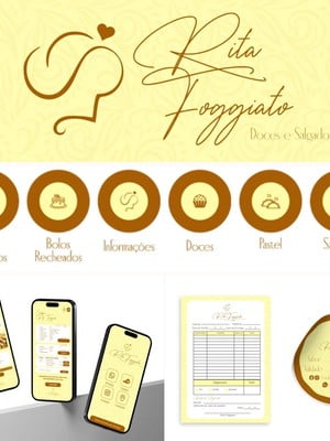 Identidade visual - confeitaria