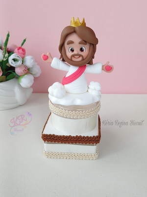 Jesus em biscuit, lembrancinha