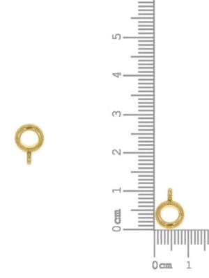 Passador berloque argola fixa dourado (a partir de 02 unid)