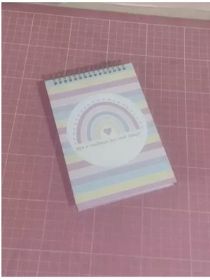 Bloco personalizado arco iris
