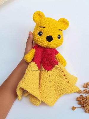 Naninha urso pooh amigurumi