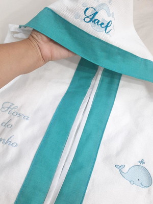 Toalha de banho infantil grande com capuz personalizada