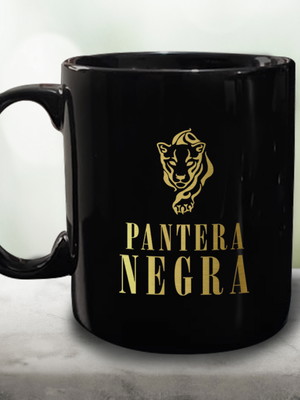 Caneca porcelana preta 300ml personalizada