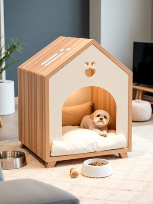 Casinha para pet gato cachorro em mdf moderna e confortável