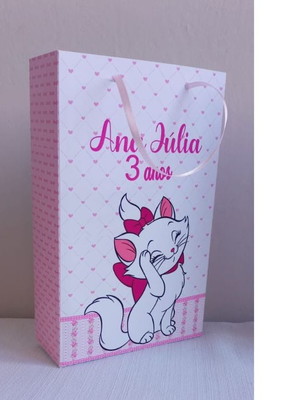 Sacolinha personalizada gatinha marie