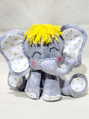 Elefante em feltro