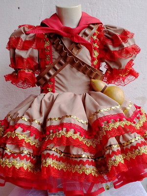 Cangaceira maria bonita 5/6 anos