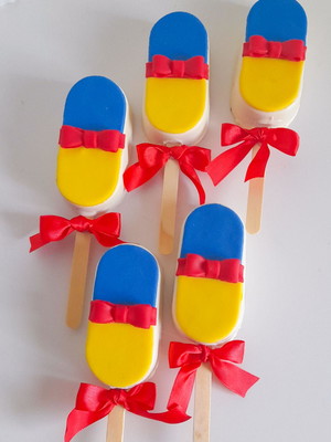 Popsicle decorado