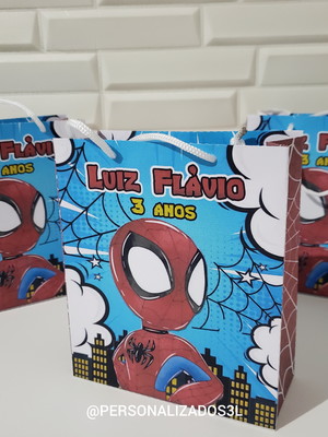 Sacolinha homem aranha
