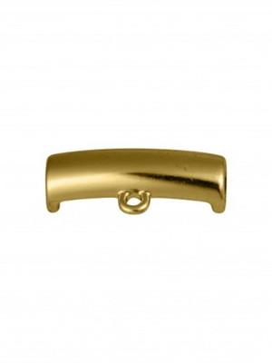 Passador tubo com argola fixa dourado (01 unid)