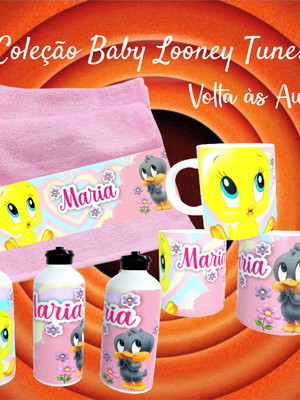 Kit toalhinha com garrafa personalizada